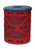 32 Gallon Trash Receptacle in Red (also available in green)