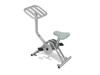 Single Station Exercise Bike - Silver Posts and Rails