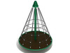 Starship Orbiter 3D Climber - Rainforest Green Post/Black Rope