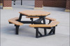 Frog Furnishings Hexagon Picnic Table