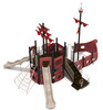 Aluma Pirate Ship Play Structure - Front View