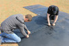 No tools needed to create the flooring. All you need is a few volunteers to help piece them together in your desired Gaga Ball play location