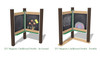 Double Magnetic Chalkboard Double Magnetic Chalkboard