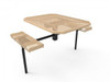 2 Seat - Expanded Metal - Inground Mount