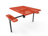 2 Seat Accessible - Expanded Metal - Inground Mount