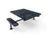2 Seat Accessible - Punched Steel - Surface Mount