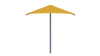 Two Post Hip Shade - Side View