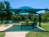Single Post Pyramid Cantilever Shade Single Post Pyramid Cantilever Shade
