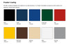 Powder Coat Color Options