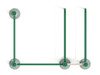Top View of Advanced Playground Gym in Wilderness Color Scheme