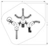 Legend of Lancelot Castle Spark Playground Structure - Top View 2D