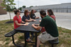 8 Foot Expanded Steel Picnic Table