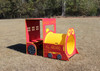 Train Engine in Red and Yellow