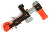 Hillandale Max Structure - Top View with Orange Posts, Cobalt Blue Rails, Gray Plastic, and Orange Hand Holds