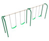 2-Bay Arch Swing in custom colors