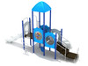 Rock Island Play Structure in Arctic Color Scheme - Front View