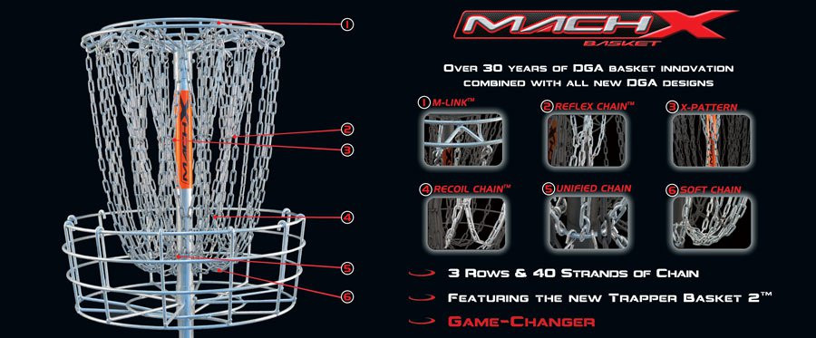 Mach X DGA® Disc Golf Basket