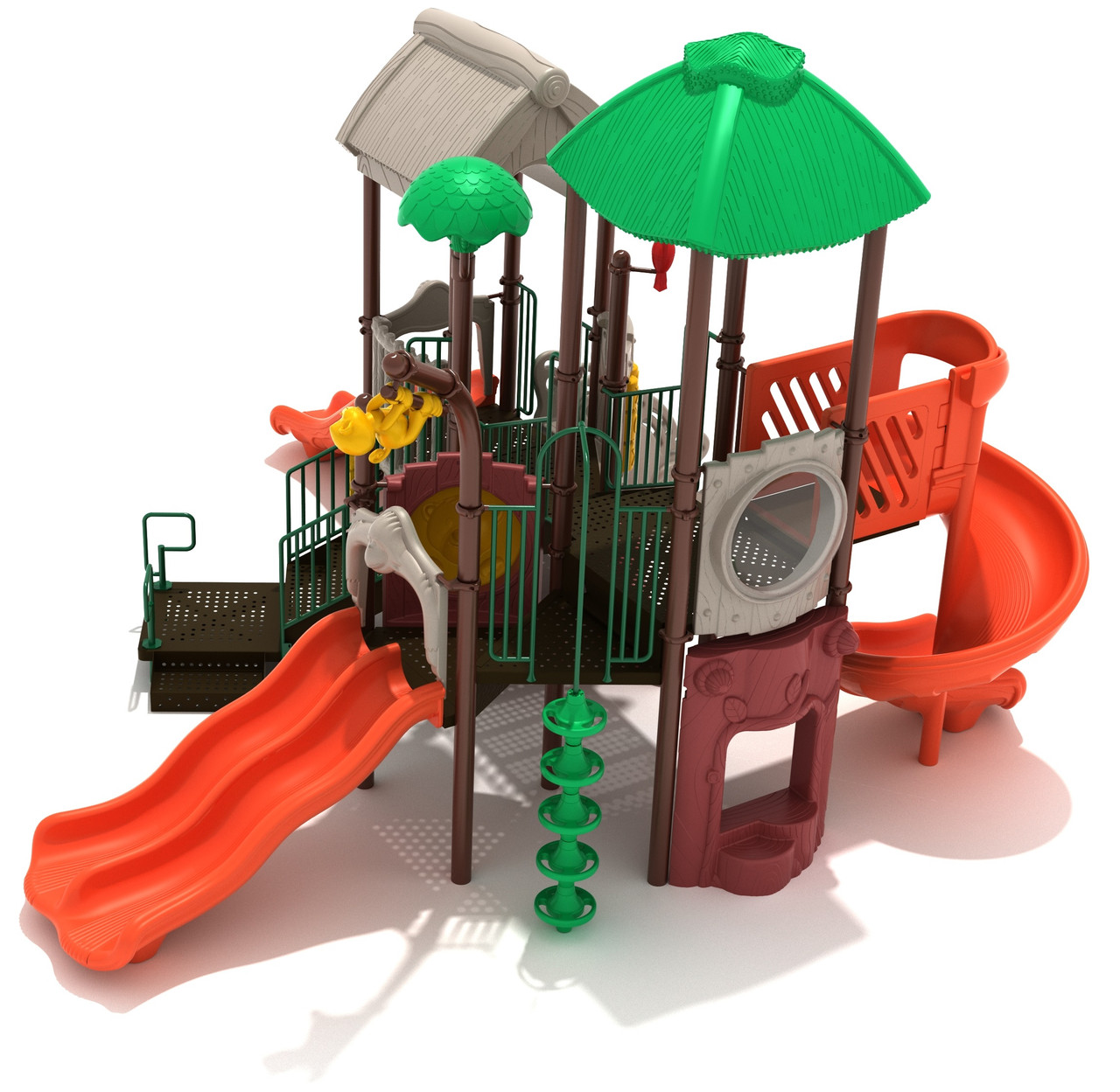 Kicking Kangaroo Tree House Playground Structure
