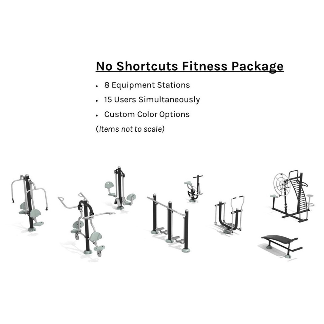 No Shortcuts Outdoor Fitness Package