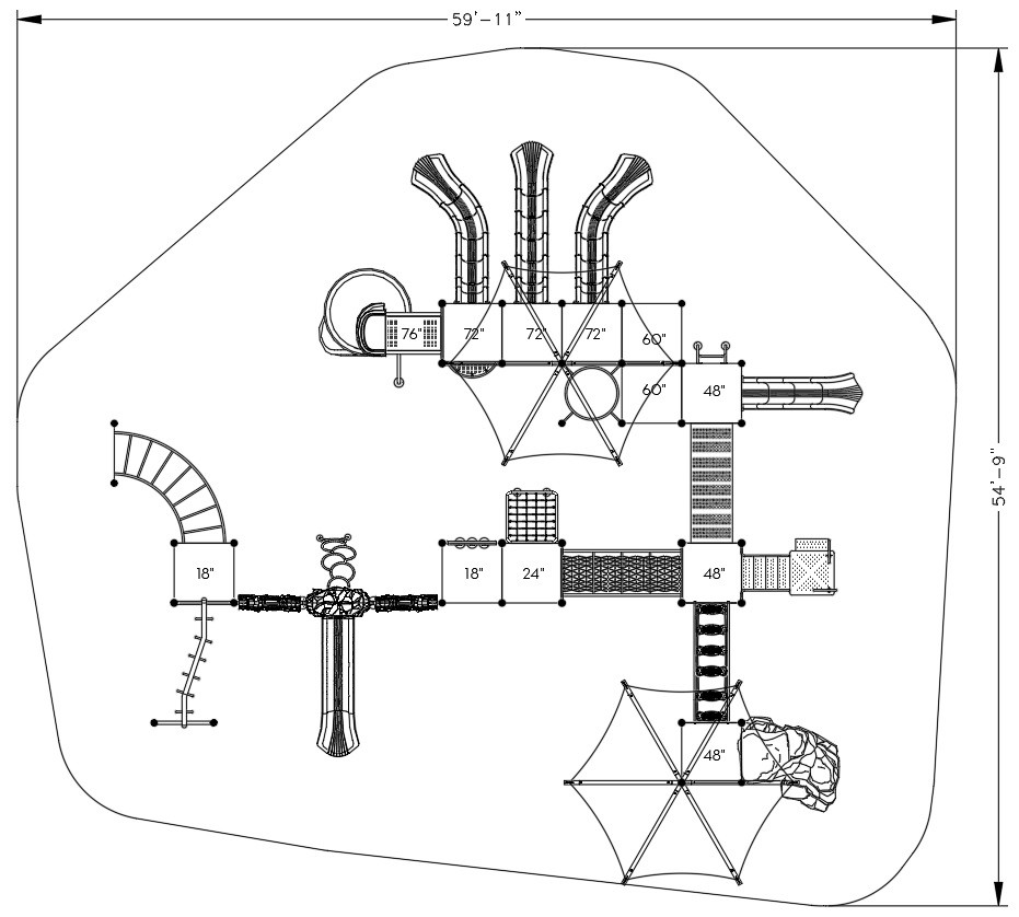Glenpool Playground Structure