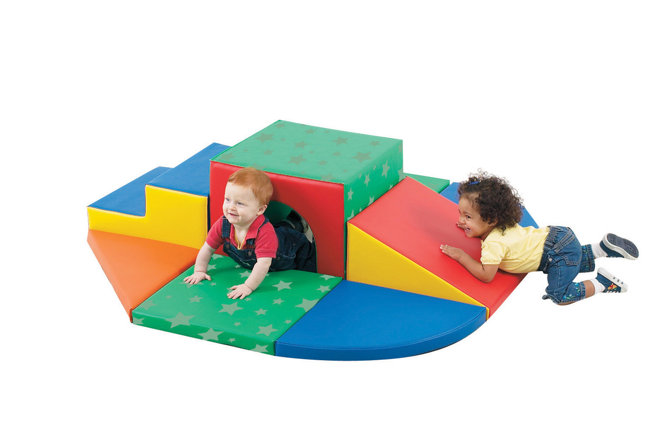 Children's Factory Soft Tunnel Set Climber