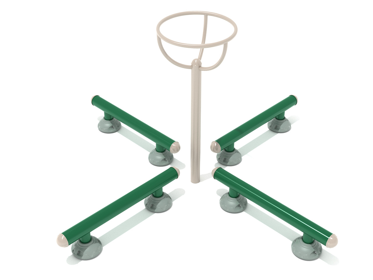Quadruple Balance Step Circle Station | NoahsPlay.com