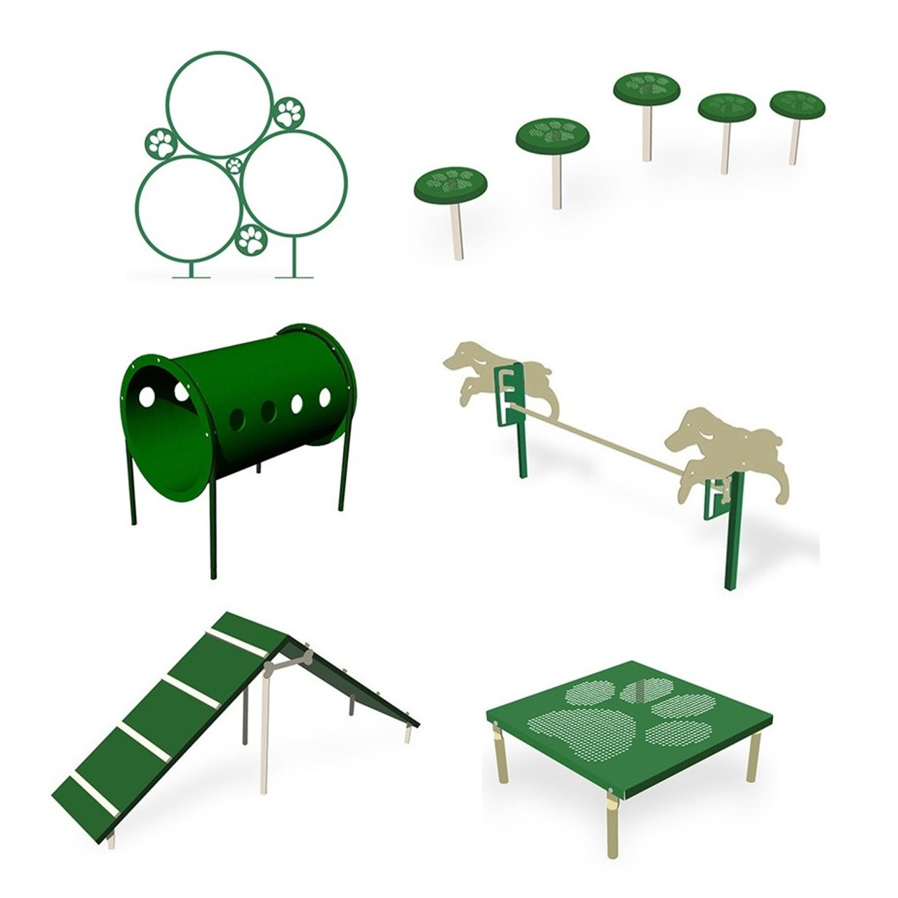 Intermediate Agility Dog Park Kit - BarkPark 