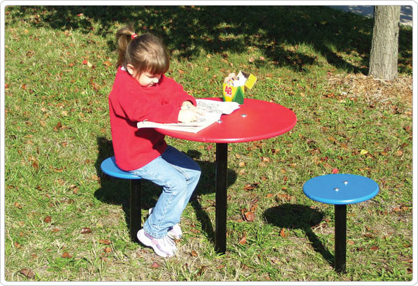 Amazing selection of early childhood tables and benches for your parks