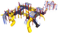 Noah's Designs Custom Playground for Pratt Elementary School in Sand Springs, OK