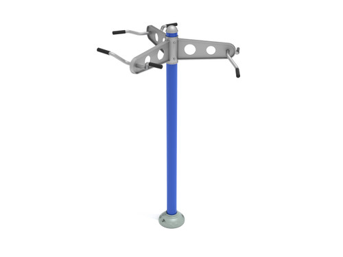 Triple Station Chin-Up Bars - Lakeside Color Scheme