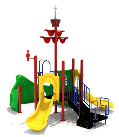 Treasure Hunt Pirate Ship Playground Structure