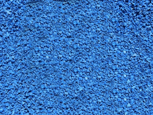 Blue Rubber Mulch