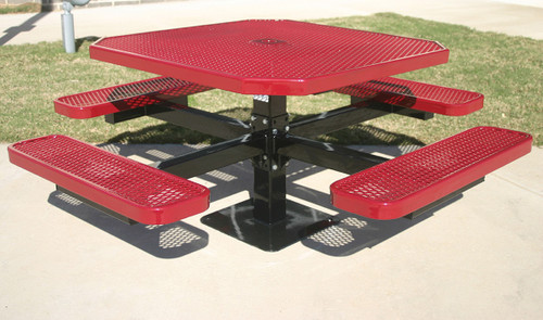 MyTCoat 46" Octagon Pedestal Table