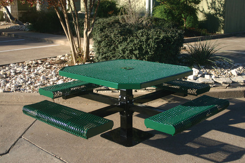 MyTCoat 46" Octagon Pedestal Table With Rolled Seats