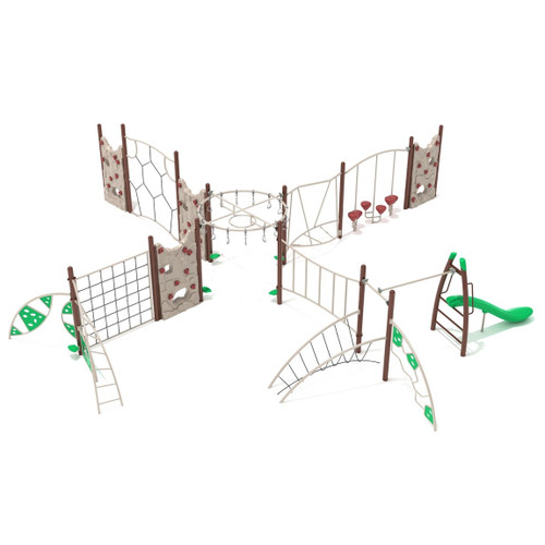 Columbia Hills Fitness Structure - Backwoods Color Scheme
