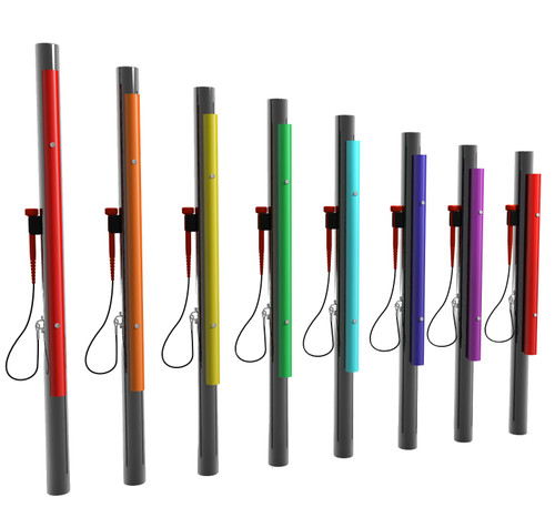 Calypso Chimes Diatonic- Set of 8 with Inground Mount