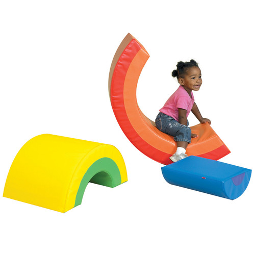 Children's Factory Rainbow Arch Trio Climber