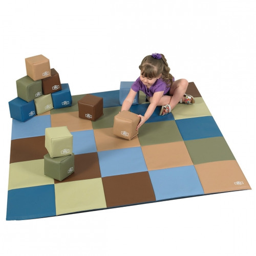 Joey's Patchwork Mat and Block Set - Woodland