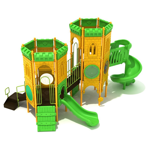 Fort Arthur Castle Spark Playground Structure - Front