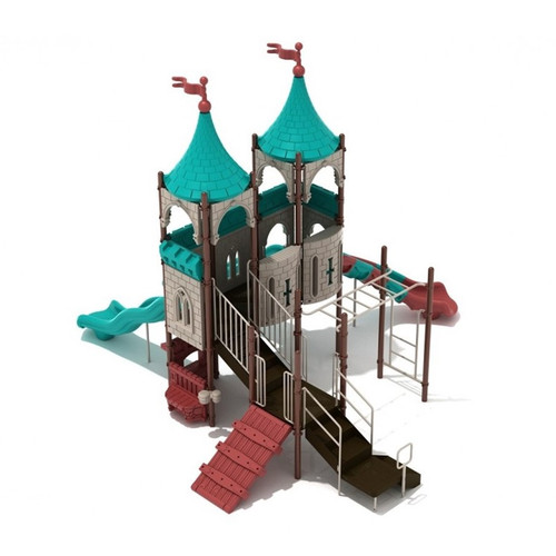 Watling Wardship Castle Spark Playground Structure - Front