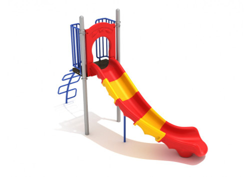 Freestanding 5 Ft Slide with Snake Climber