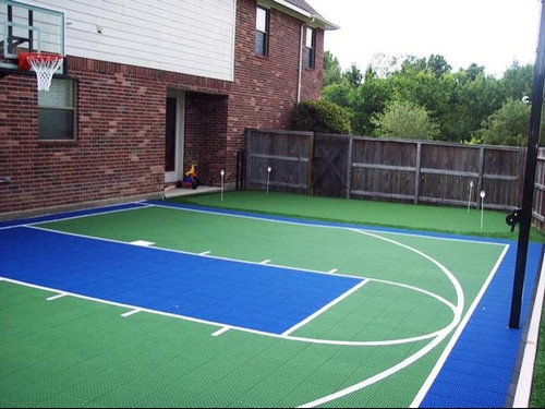 Multi-Sport Pickleball/Basketball Court Flooring, Kit, 30x50
