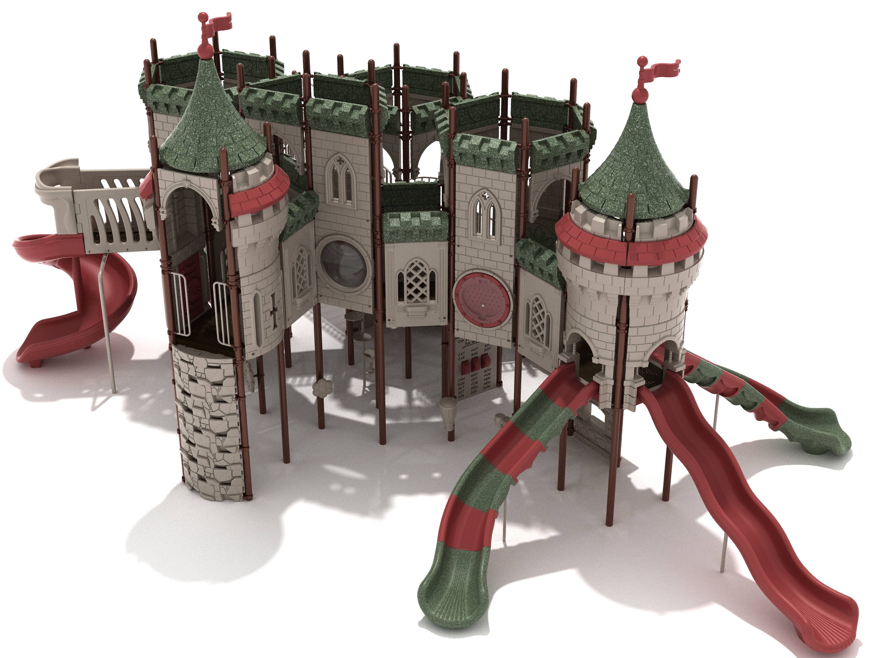 Forbidden Fortune Castle Spark Playground Structure