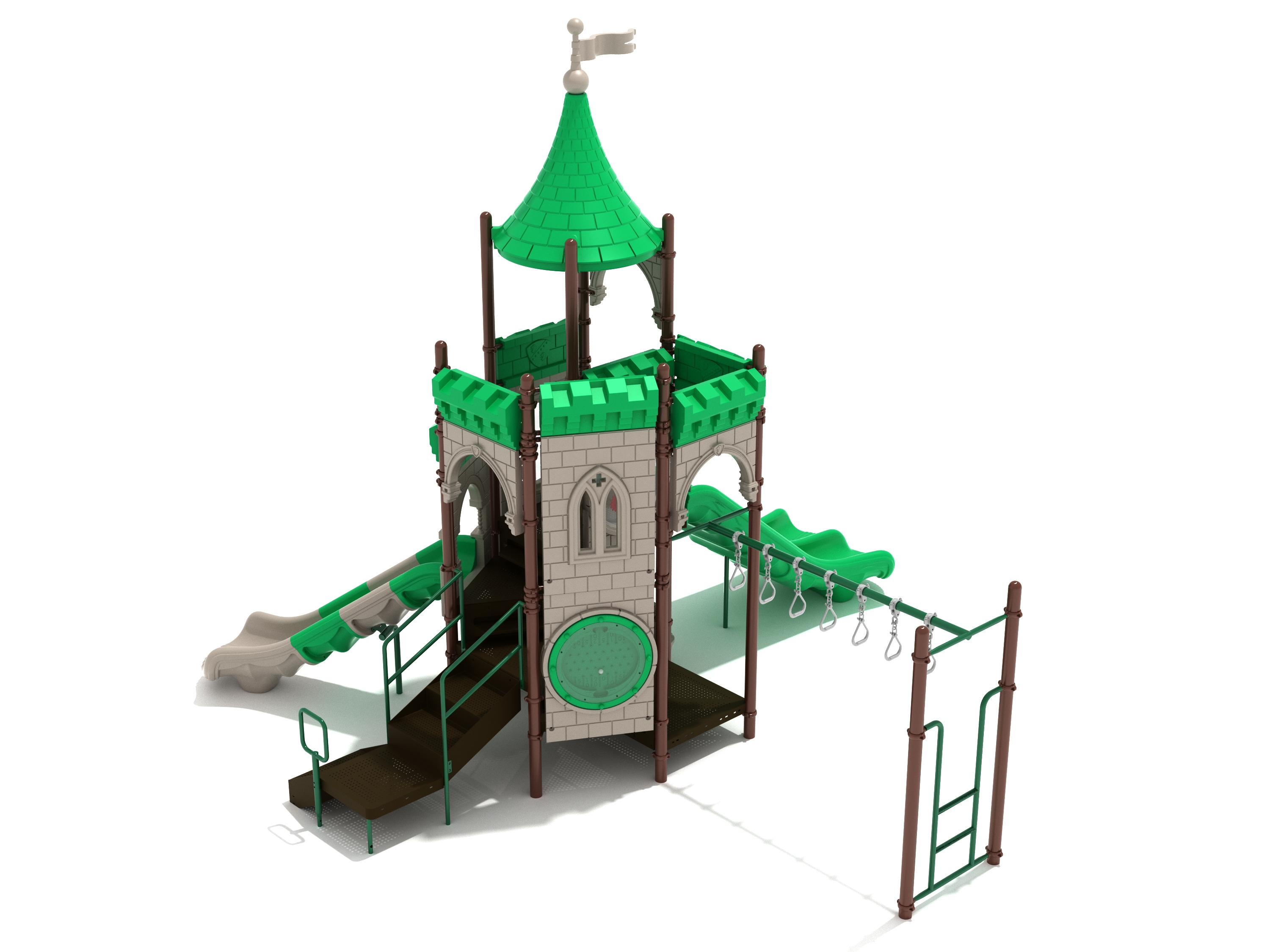 Forbidden Fortune Castle Spark Playground Structure