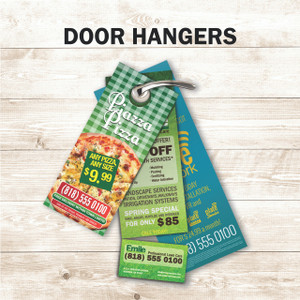 3.5 in x 8.5 in Door Hangers