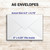 A6 White Envelopes