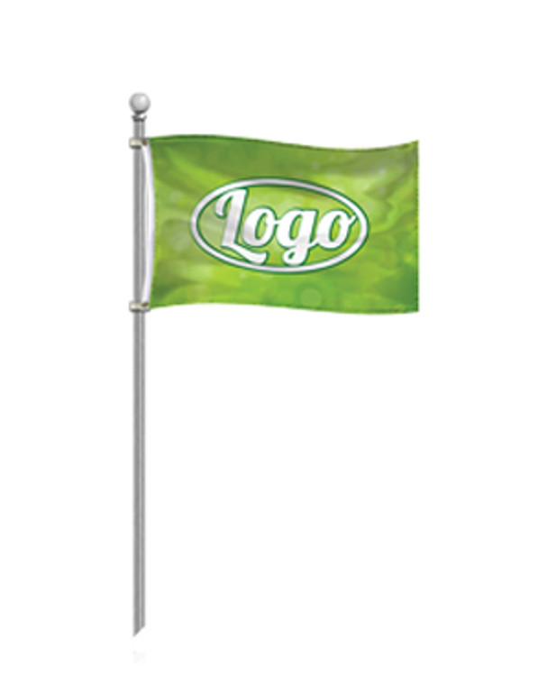 Custom Flag with Pole