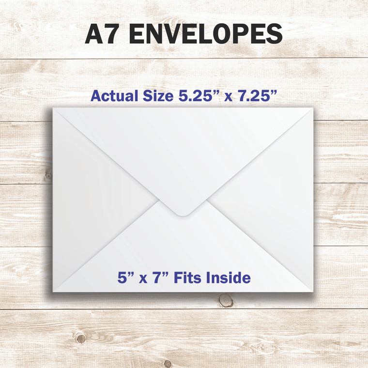 A7 White Envelopes