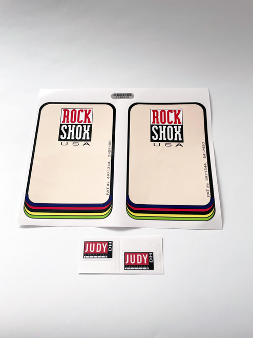 Rock Shock Judy DH stickers