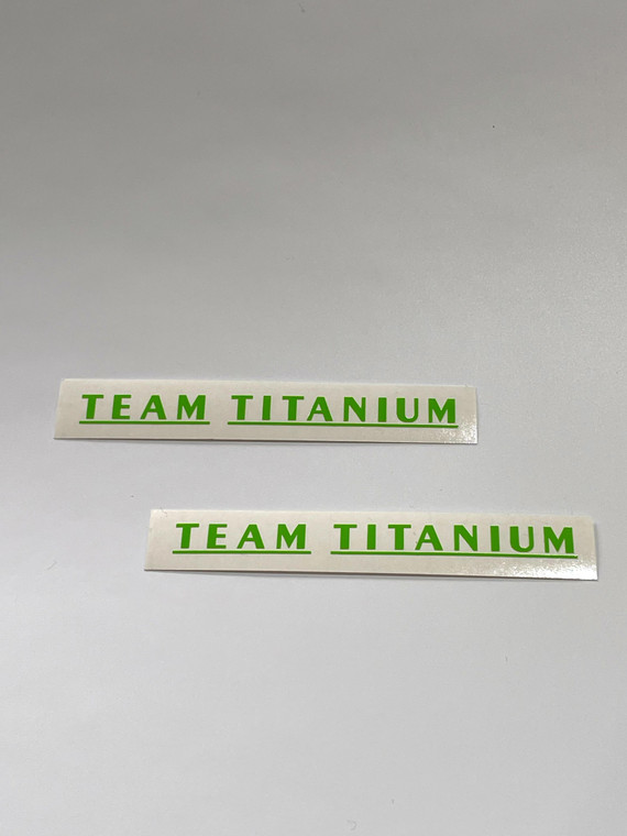 Marin team titanium stickers 1992